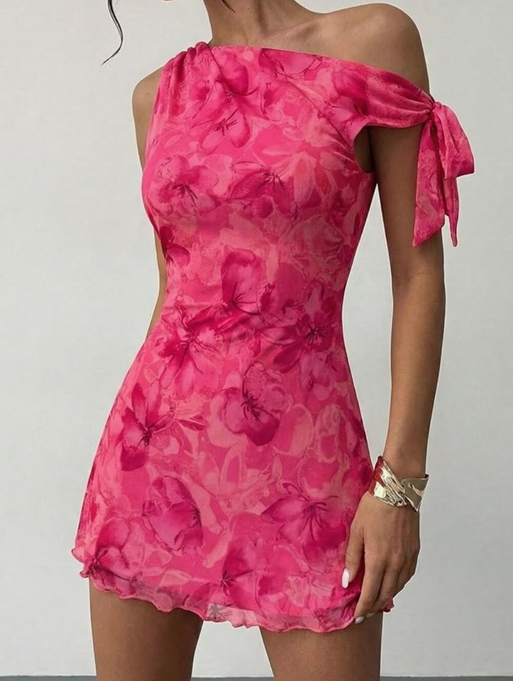 Off Shoulder Mini Dress